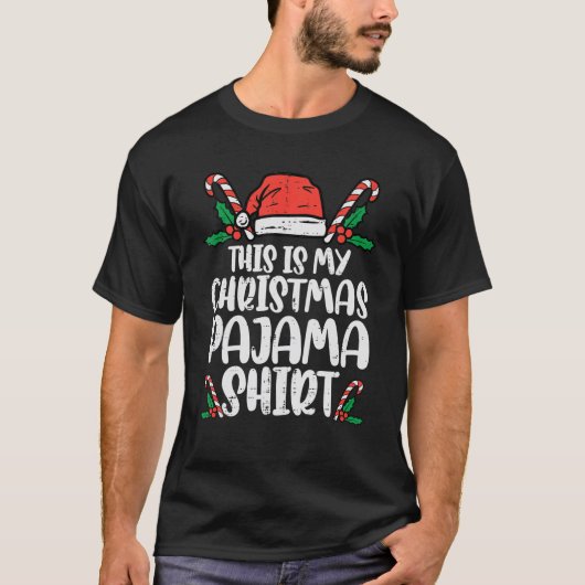Das ist mein Weihnachtspajama Funny Xmas Pjs Men W T-Shirt (Vorderseite)