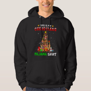 Das ist mein Weihnachtspajama German Shepherd Dog  Hoodie