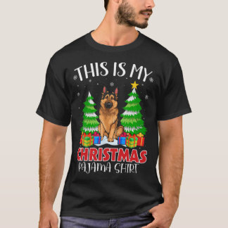 Das ist mein Weihnachtspajama German Shepherd Dog T-Shirt