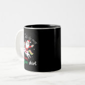 Das ist mein Weihnachtspajama Niedlich Santa Unico Zweifarbige Tasse (Vorderseite Links)