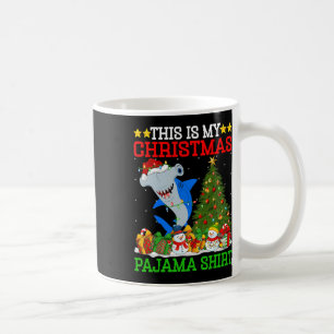Das ist mein Weihnachtspajamas Hammerhead Shark Ch Kaffeetasse