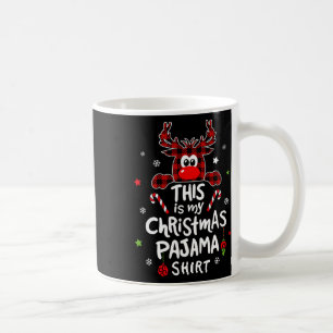 Das ist mein Weihnachtspyjama Lustiger Weihnachtsr Kaffeetasse