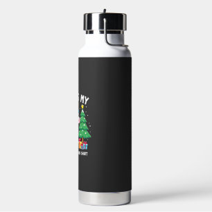Das ist mein Weihnachtspyjama-Shirt Einhorn Xmas P Trinkflasche