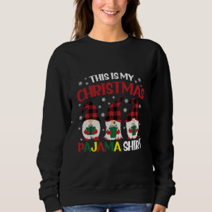 Das ist mein Weihnachtspyjama-Shirt Familie Gnomie Sweatshirt