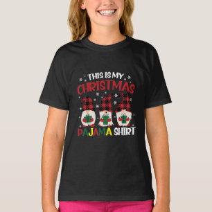 Das ist mein Weihnachtspyjama-Shirt Familie Gnomie T-Shirt