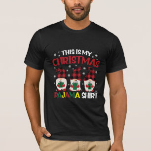Das ist mein Weihnachtspyjama-Shirt Familie Gnomie T-Shirt
