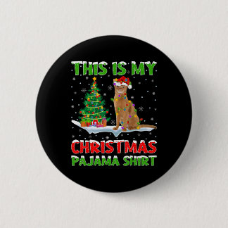 Das ist mein Weihnachtspyjama-Shirt Weihnachten Button