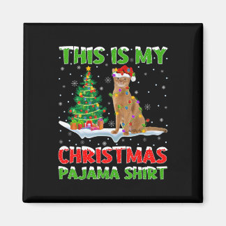 Das ist mein Weihnachtspyjama-Shirt Weihnachten Magnet