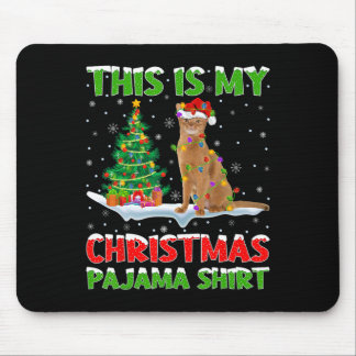 Das ist mein Weihnachtspyjama-Shirt Weihnachten Mousepad