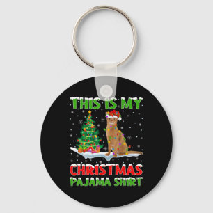Das ist mein Weihnachtspyjama-Shirt Weihnachten Schlüsselanhänger