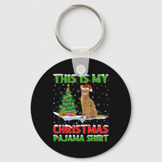 Das ist mein Weihnachtspyjama-Shirt Weihnachten Schlüsselanhänger