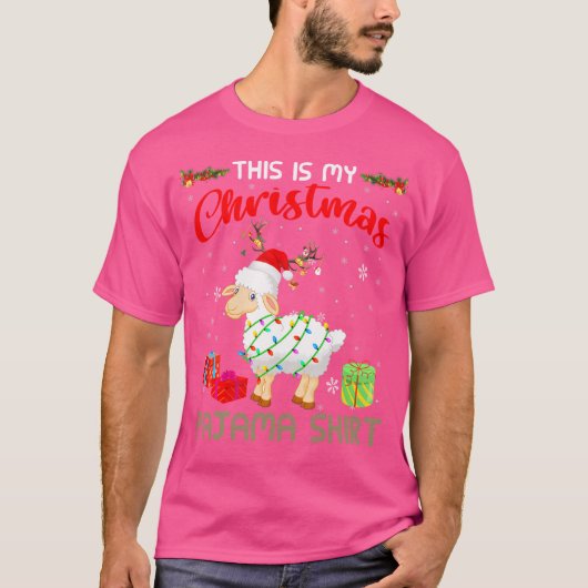 Das ist mein Weihnachtsschaf T-Shirt (Vorderseite)