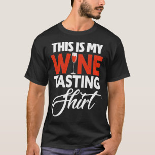Das ist mein Wein, der einen sonnigen Weinglas-Tas T-Shirt
