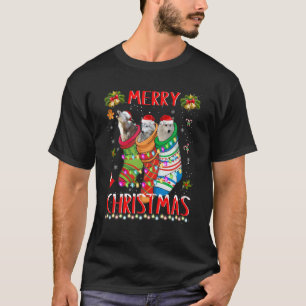Das ist mein Wolf Weihnachts Pajama Funny Wolf in T-Shirt