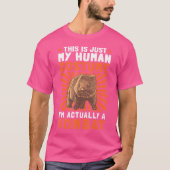 Das ist mein Wombat Australia Marsupial Wombat T-Shirt (Vorderseite)