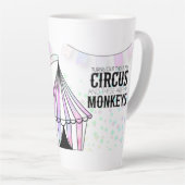 Das ist mein Zirkus Latte Tasse (Rechte Ecke)