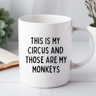 Das ist mein Zirkus Lustiger Büro-Mug Tasse