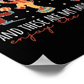 Das ist mein Zirkus und das sind meine Affen Carni Poster (Ecke)