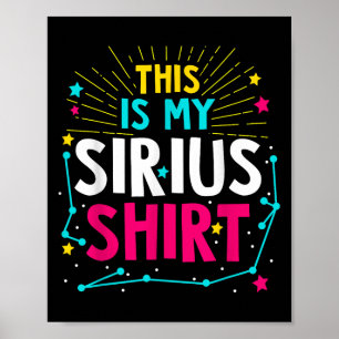 Das ist mein Zitat von Sirius - Sternkonstellation Poster