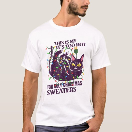 Das ist mein zu heiß für einen hässlichen Weihnach T-Shirt (Vorderseite)