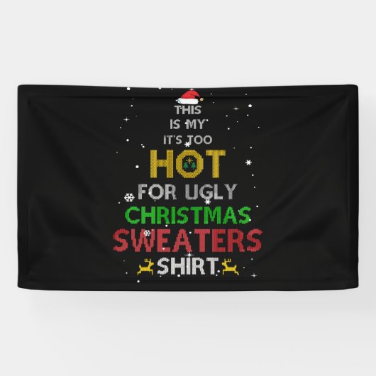 Das ist mein zu heißer, hässlicher Weihnachtssüßer Banner (Horizontal)