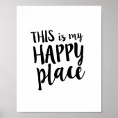 Das ist mein Zuhause Zitat für die glückliche Plac Poster (Vorne)