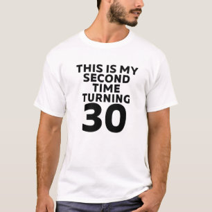 Das ist mein zweites Mal, das 30 lustige 60. Gebur T-Shirt