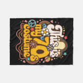Das ist meine 70er Costume Theme Party Hippie Retr Fleecedecke (Vorderseite (Horizontal))