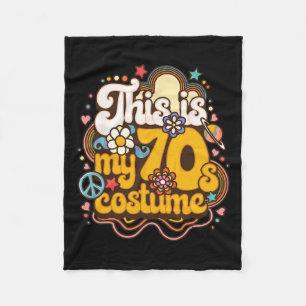 Das ist meine 70er Costume Theme Party Hippie Retr Fleecedecke