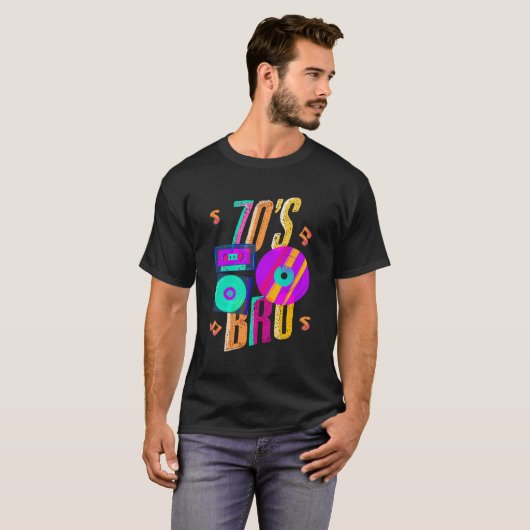Das ist meine 70er Jahre Bro Party Disco der 70er  T-Shirt (Vorne ganz)