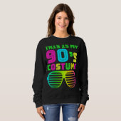 Das ist meine 90er-Costume Retro 90er Musik Theme Sweatshirt (Vorne ganz)