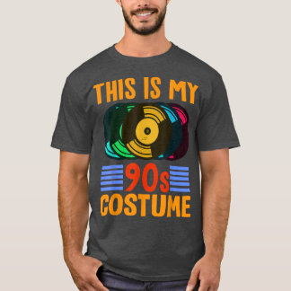 Das ist meine 90er Costume Vinyl 90er Musik Theme T-Shirt