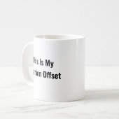 Das ist meine CO2-Offset-Tasse Kaffeetasse (Vorderseite Links)
