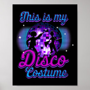 Das ist meine Diskothek Retro Diskothek D Poster