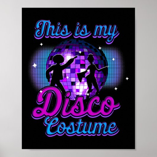 Das ist meine Diskothek Retro Diskothek D Poster (Vorne)