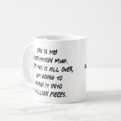 Das ist meine Dissertation-Tasse Kaffeetasse (Vorderseite Links)