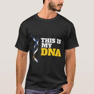 Das Ist Meine Dna Stolz Ukrainischer Patriotischer T-Shirt