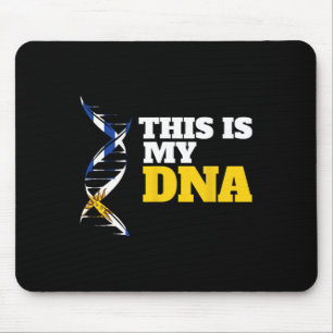 Das Ist Meine Dna Stolze Ukrainische Patriotische Mousepad
