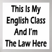 Das ist meine Englischklasse und ich bin hier das Poster (Vorne)