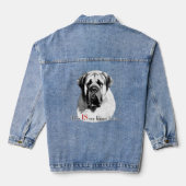Das ist meine fröhliche Denim-Jacke Jeansjacke (Rückseite)