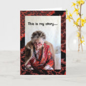 Das ist meine geschworene, humorvolle Geschichte z Karte (Gelbe Blume)