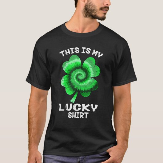 Das ist meine glückliche St. Patricks Day Kleeblat T-Shirt (Vorderseite)