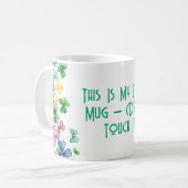 Das ist meine glückliche Tasse mit bunten Klee ver (Vorderseite Links)