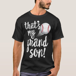 Das ist meine Grandson Baseball T Oma Opa Hexe T-Shirt