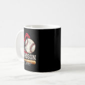Das ist meine Großmutter da draußen Baseball-Großm Kaffeetasse (Vorderseite Links)