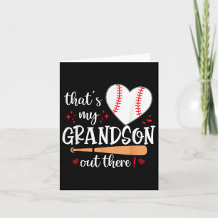 Das ist meine Großmutter da draußen Baseball-Großm Karte
