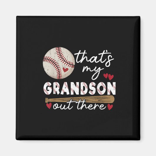 Das ist meine Großmutter da draußen Baseball-Großm Magnet (Vorne)