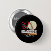 Das ist meine Großmutter da draußen Baseball-Moth Button (Vorne & Hinten)