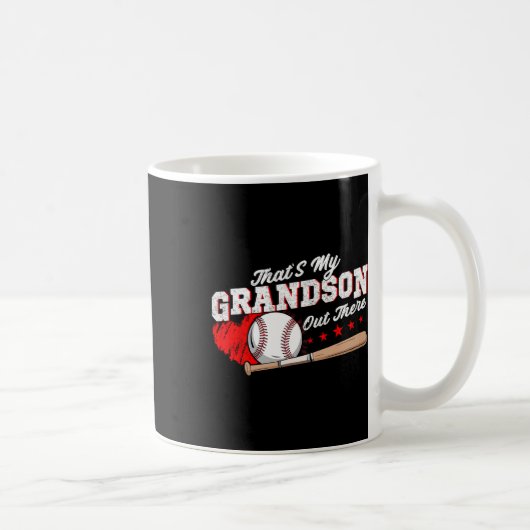 Das ist meine Großmutter da draußen Baseball-Moth Kaffeetasse (Rechts)