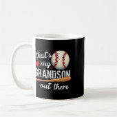 Das ist meine Großmutter da draußen Baseball-Moth Kaffeetasse (Links)